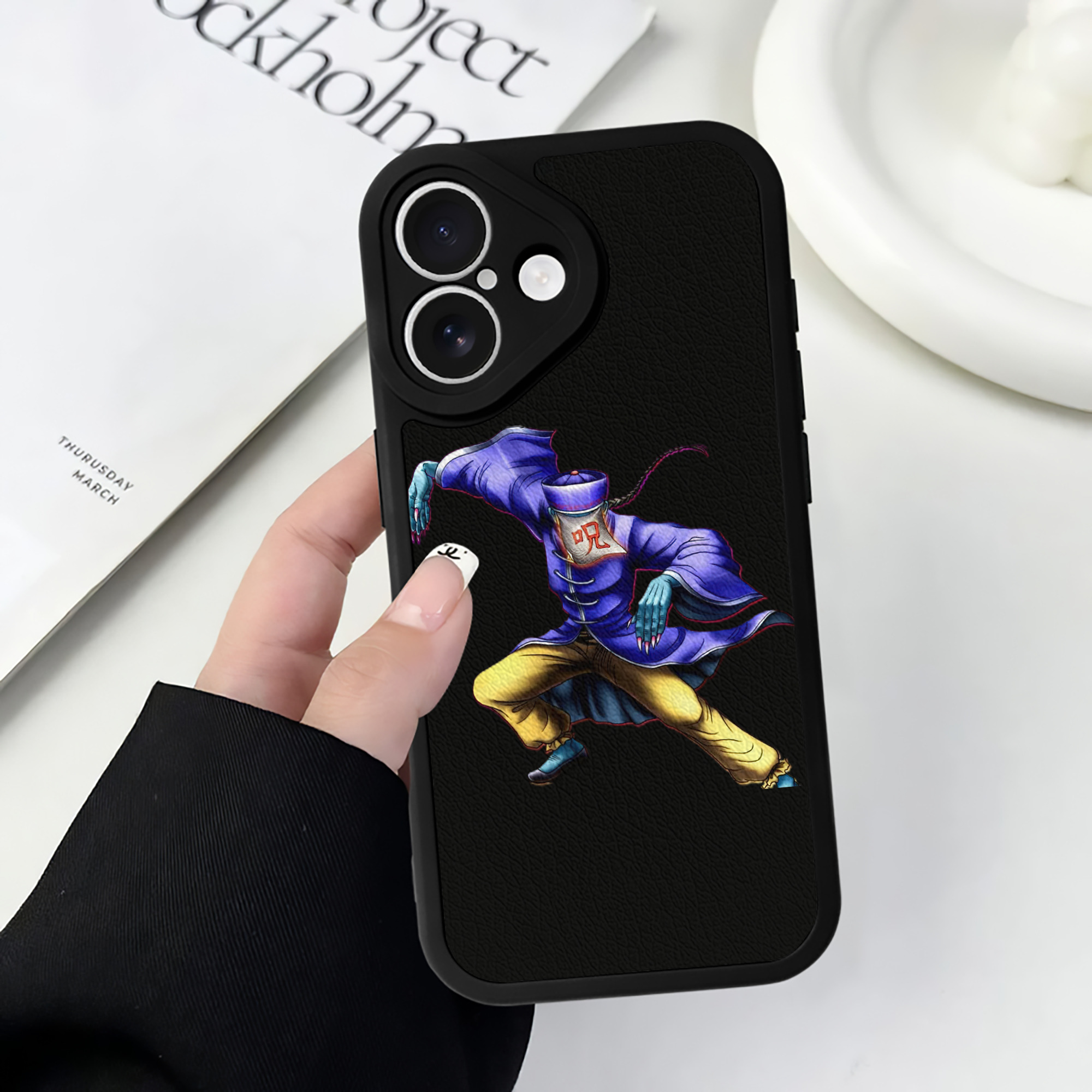 遊☆戯☆王 Yu-Gi-Oh! 【iPhone 16シリーズ対応】シリコンスマホケース（レザー調） 材質：シリコン